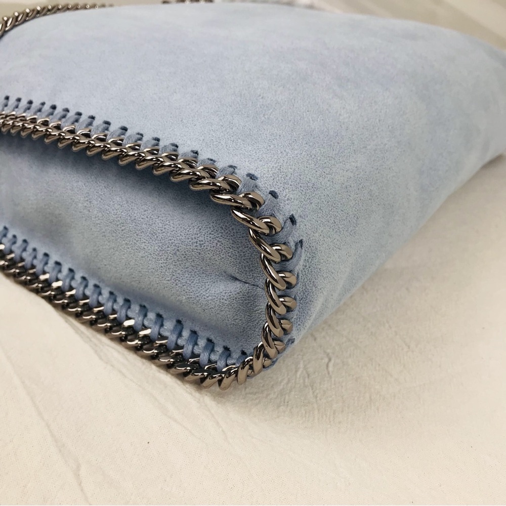 STELLA MCCARTNEY Falabella Shoulder Bag Metallic in light bule - Picture 10 of 12